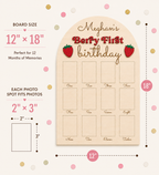Berry First Birthday Photo Board