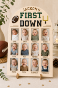 First Down Milestone Birthday Photo Board