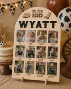 My First Rodeo Birthday Photo Board