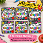 School Grade Masterpiece Magnet Kindergarten thru 5th Grade Fridge Magnet