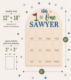 Hole in One Birthday Photo Board
