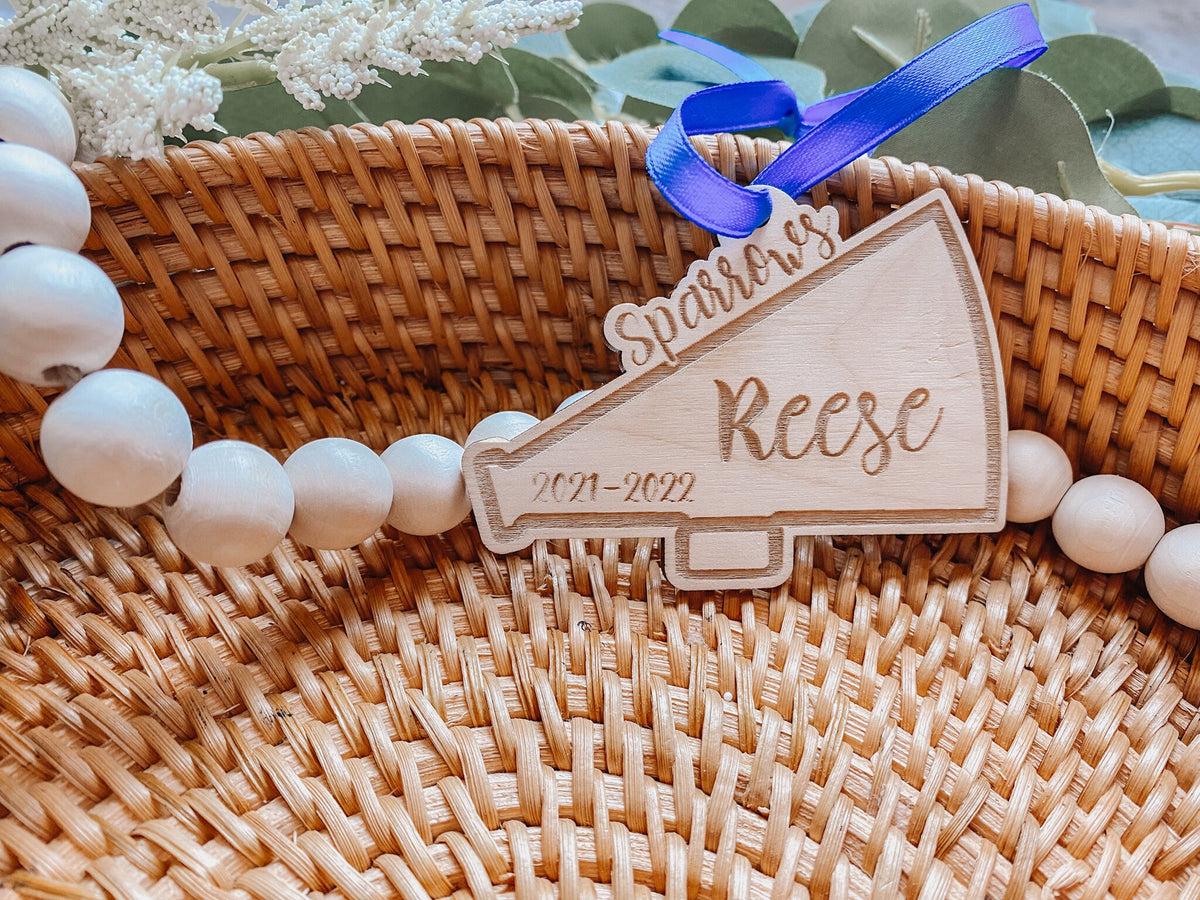 Personalized Cheer Team Ornament – Cheerleader Squad Keepsake (Original)