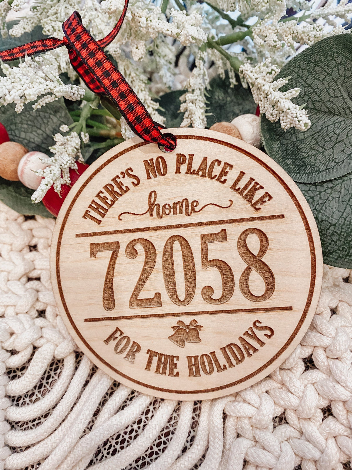Personalized Zip Code Christmas Ornament – Hometown Gift