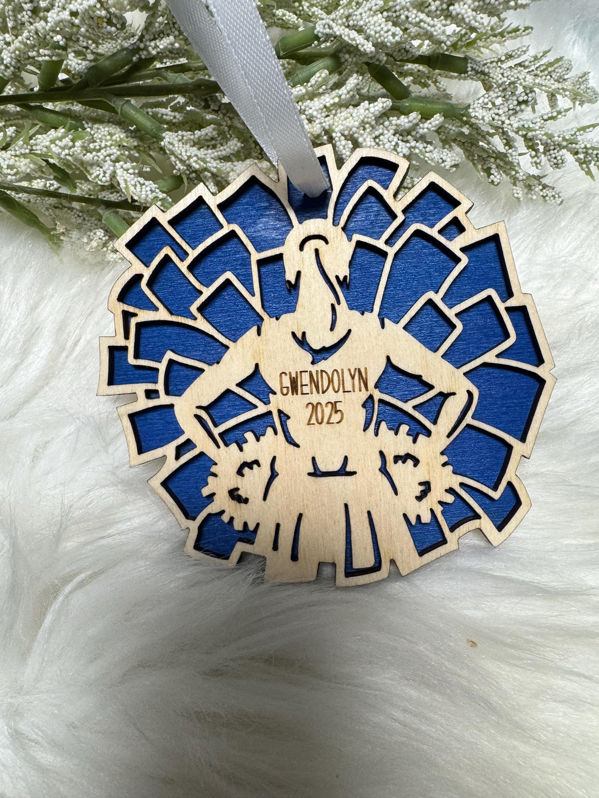 Personalized Cheerleader Ornament – Cheer Team Christmas Keepsake