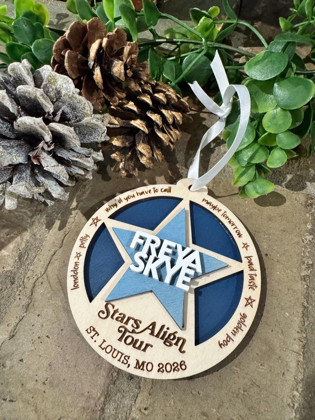 Stars Align Tour Concert Ornament – Personalized Fan Keepsake