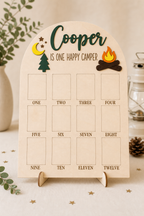 One Happy Camper Milestone Birthday Photo Board