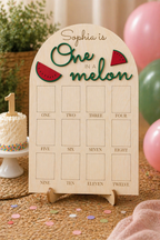 One in a Melon Birthday Photo Board