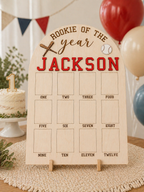 Rookie of the Year Birthday Photo Board