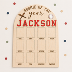 Rookie of the Year Birthday Photo Board
