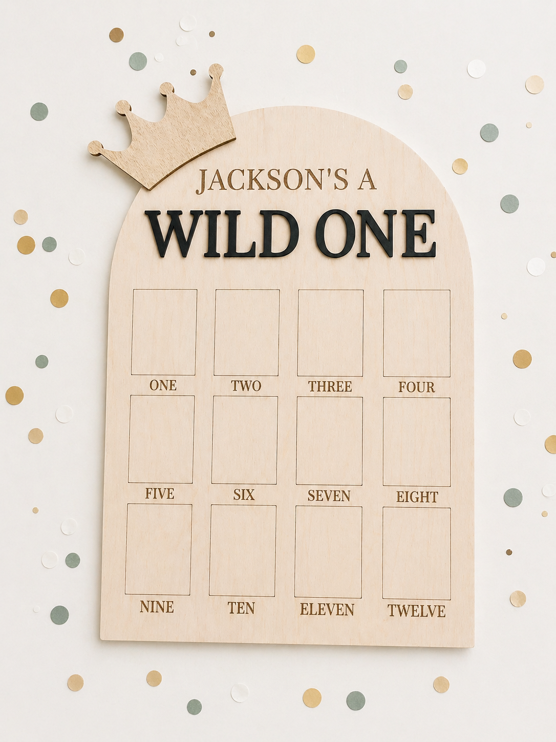 Wild One Birthday Photo Board